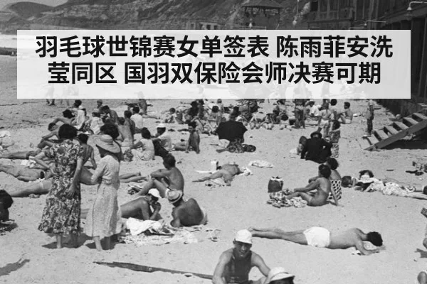 羽毛球世锦赛女单签表 陈雨菲安洗莹同区 国羽双保险会师决赛可期